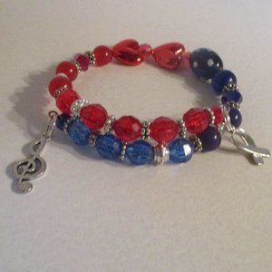 Awareness Bracelets Handmade By candyjewelshop In The IPF Color Blue💙💙